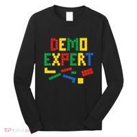 Demo Expert Cool Building Blocks Toy Brick Builder Long Sleeve Shirt thumb 0
