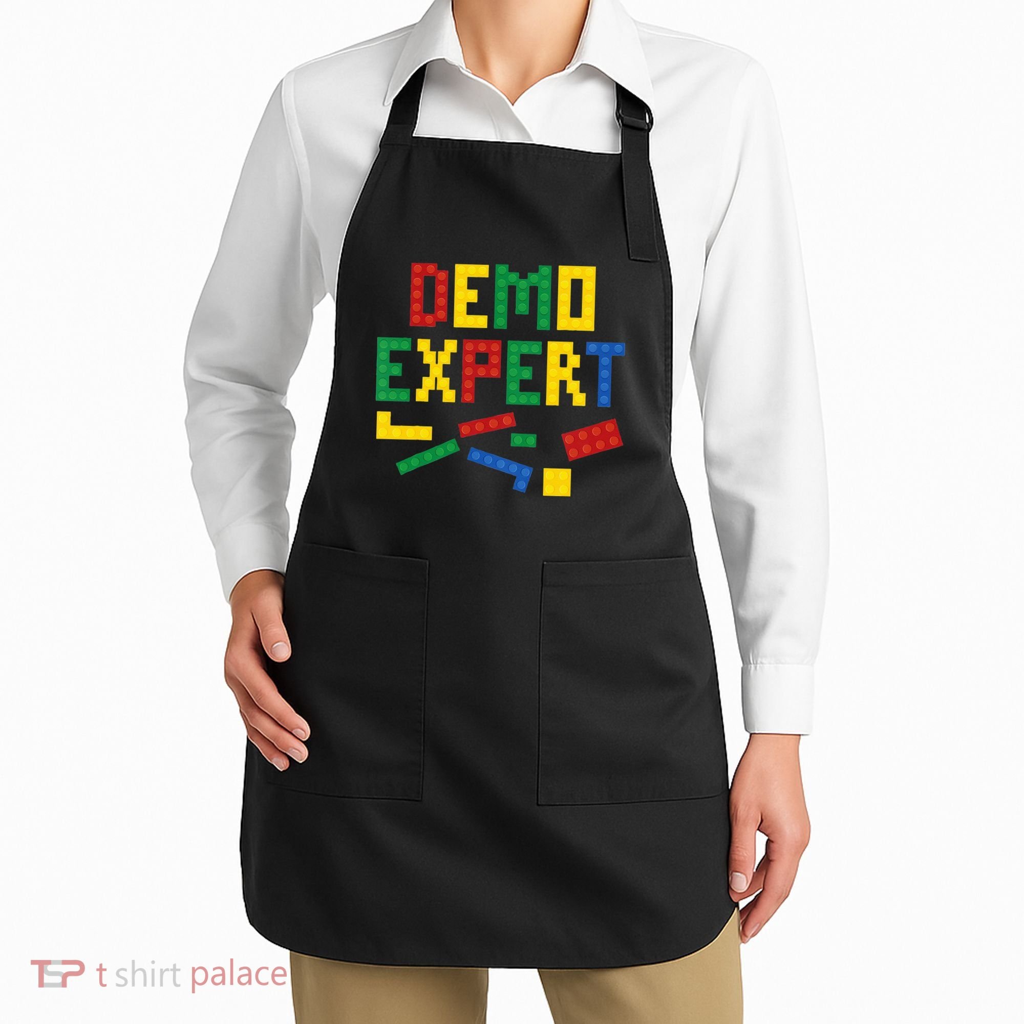 Demo Expert Cool Building Blocks Toy Brick Builder Apron