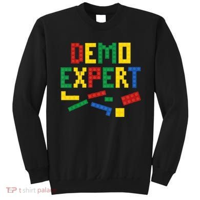 Demo Expert Cool Building Blocks Toy Brick Builder Sweatshirt