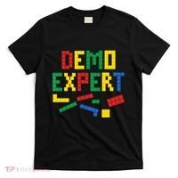 Demo Expert Cool Building Blocks Toy Brick Builder T-Shirt thumb 0