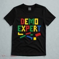 Demo Expert Cool Building Blocks Toy Brick Builder T-Shirt thumb 5