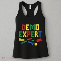 Demo Expert Cool Building Blocks Toy Brick Builder Women's Tank Top thumb 3