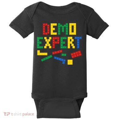 Demo Expert Cool Building Blocks Toy Brick Builder Baby Bodysuit