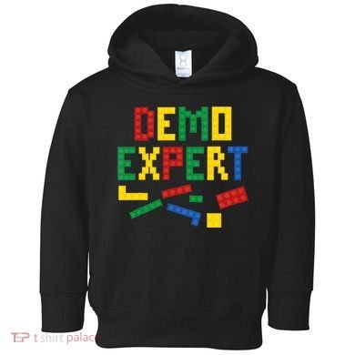 Demo Expert Cool Building Blocks Toy Brick Builder Toddler Hoodie