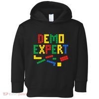 Demo Expert Cool Building Blocks Toy Brick Builder Toddler Hoodie thumb 0