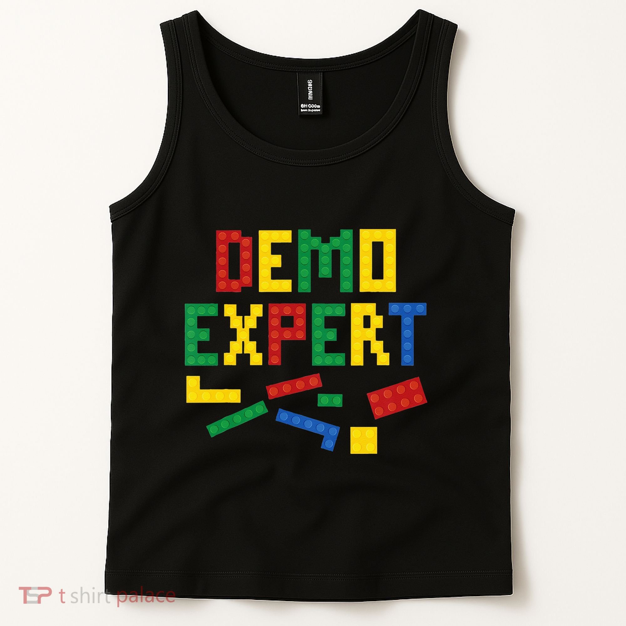 Demo Expert Cool Building Blocks Toy Brick Builder Tank Top