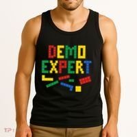 Demo Expert Cool Building Blocks Toy Brick Builder Tank Top thumb 3