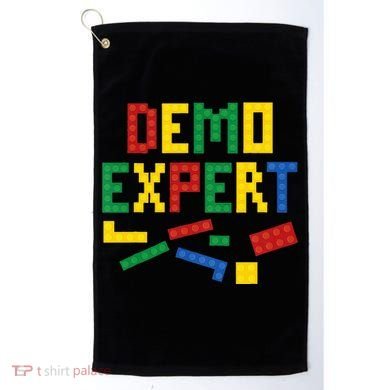 Demo Expert Cool Building Blocks Toy Brick Builder Golf Towel