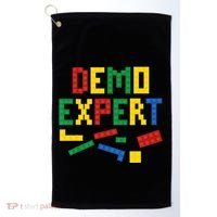 Demo Expert Cool Building Blocks Toy Brick Builder Golf Towel thumb 0