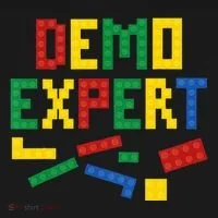 Demo Expert Cool Building Blocks Toy Brick Builder Women's T-Shirt thumb 6