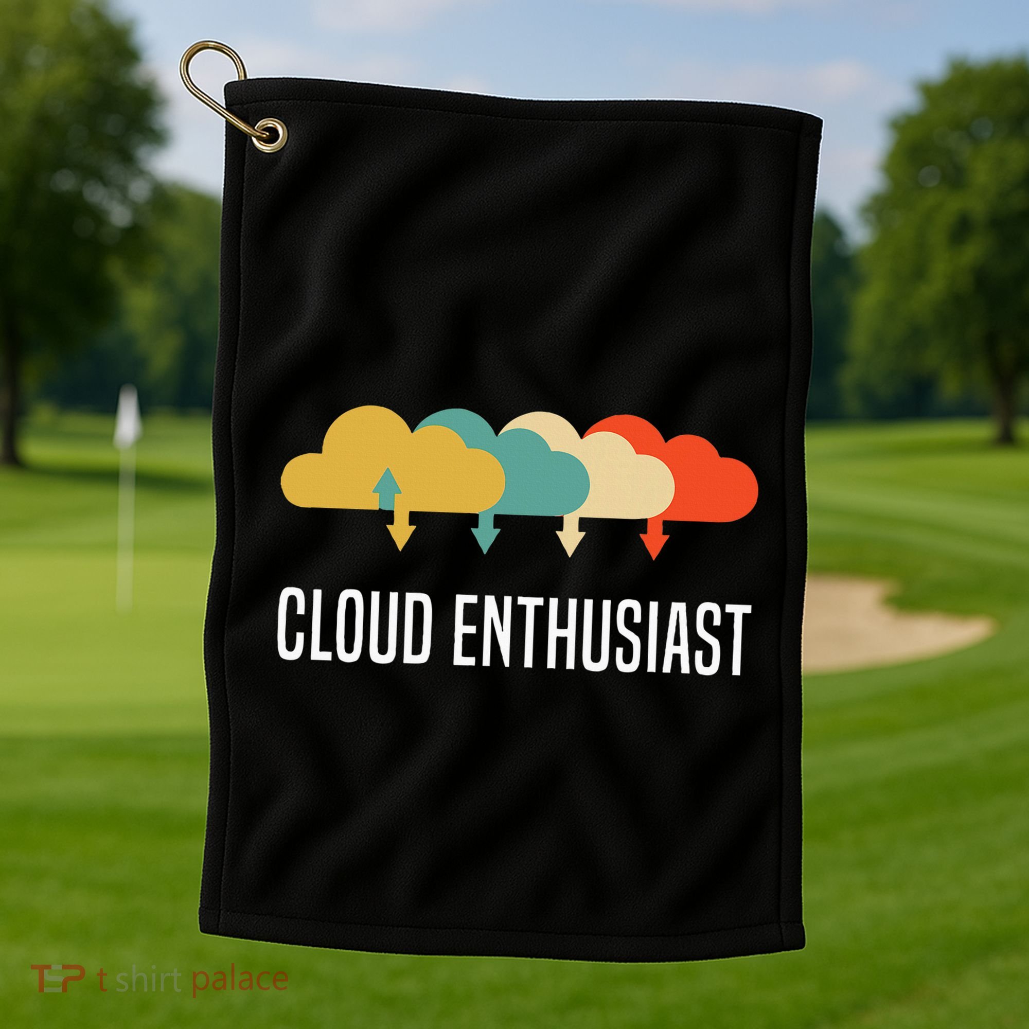 Devops Engineer Cloud Computing Cloud Enthusiast Golf Towel