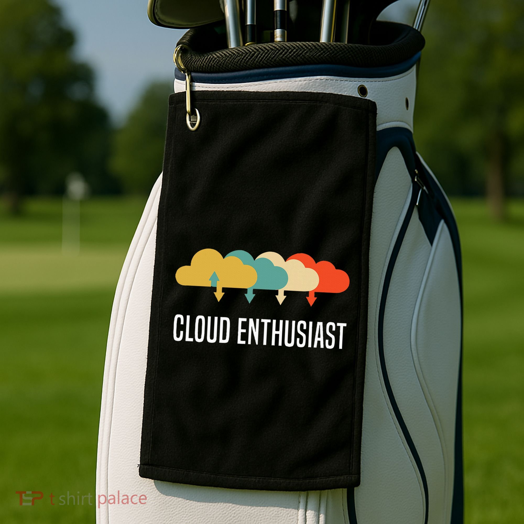 Devops Engineer Cloud Computing Cloud Enthusiast Golf Towel