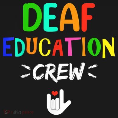 Deaf Education Crew Asl Sign Language Teacher Tote Bag