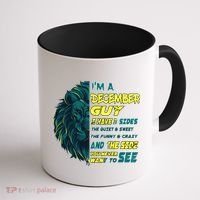 December Birthday Guy Has 3 Sides Sweet Funny Crazy  Coffee Mug thumb 1