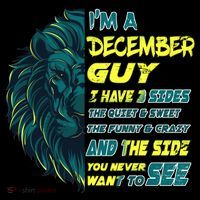 December Birthday Guy Has 3 Sides Sweet Funny Crazy  Coffee Mug thumb 5