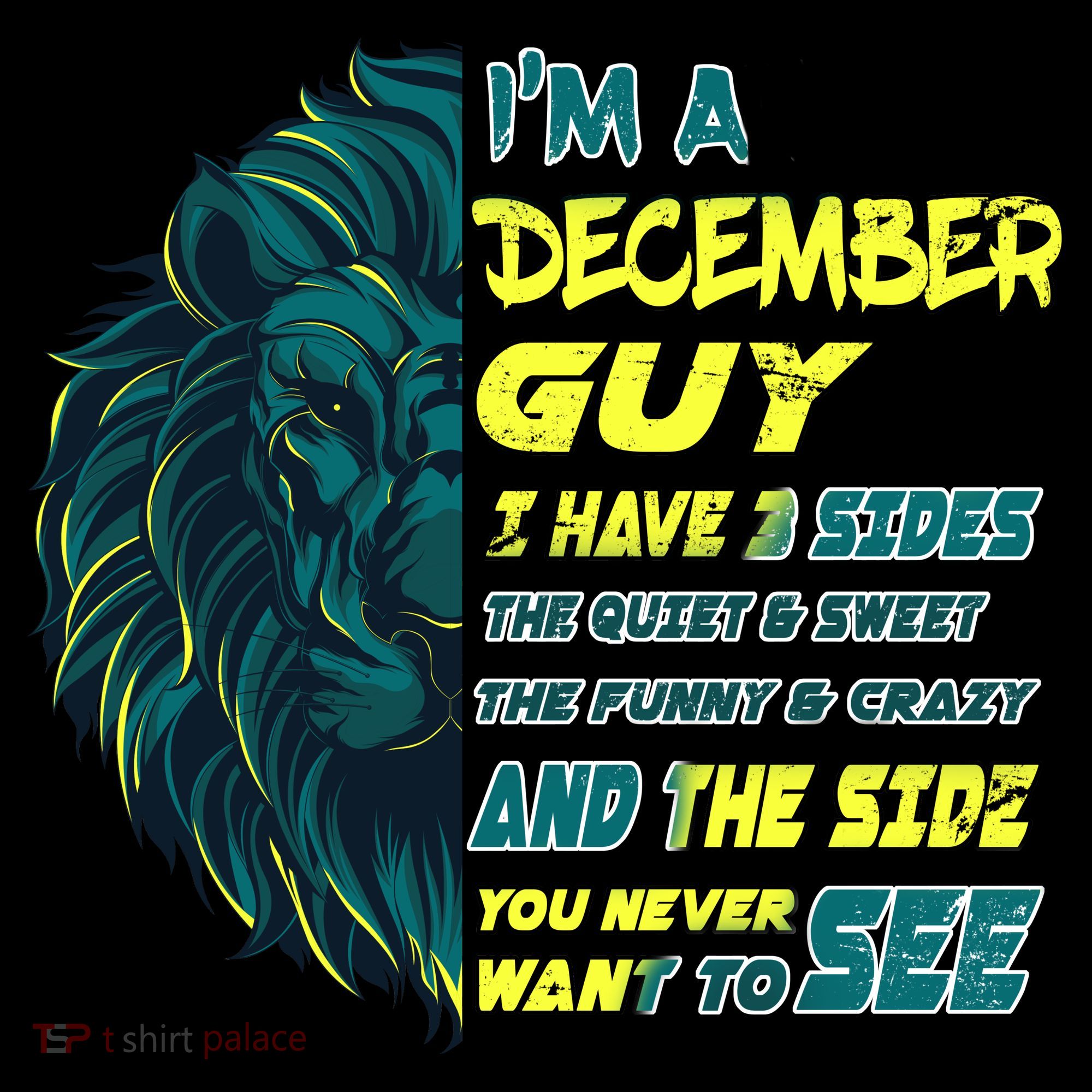 December Birthday Guy Has 3 Sides Sweet Funny Crazy  Coffee Mug