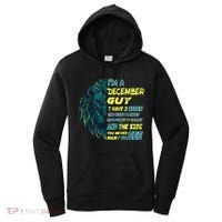 December Birthday Guy Has 3 Sides Sweet Funny Crazy  Women's Hoodie thumb 0