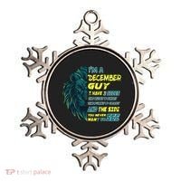 December Birthday Guy Has 3 Sides Sweet Funny Crazy  Ornament thumb 0