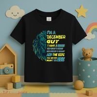 December Birthday Guy Has 3 Sides Sweet Funny Crazy  Toddler T-Shirt thumb 3