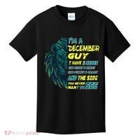 December Birthday Guy Has 3 Sides Sweet Funny Crazy  Kids T-Shirt thumb 0