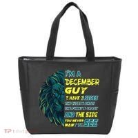 December Birthday Guy Has 3 Sides Sweet Funny Crazy  Tote Bag thumb 0