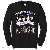 December Girls Are Sunshine Mixed With Hurricane Sweatshirt thumb 0