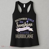 December Girls Are Sunshine Mixed With Hurricane Women's Tank Top thumb 3