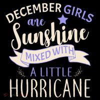 December Girls Are Sunshine Mixed With Hurricane Women's Tank Top thumb 5