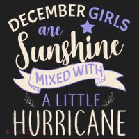 December Girls Are Sunshine Mixed With Hurricane Hat thumb 2