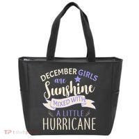 December Girls Are Sunshine Mixed With Hurricane Tote Bag thumb 0