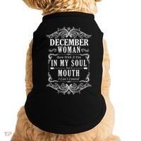 December Woman Funny Birthday Doggie Tank thumb 0
