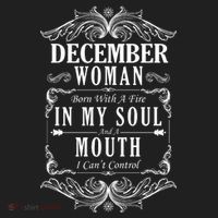 December Woman Funny Birthday Beanie thumb 2