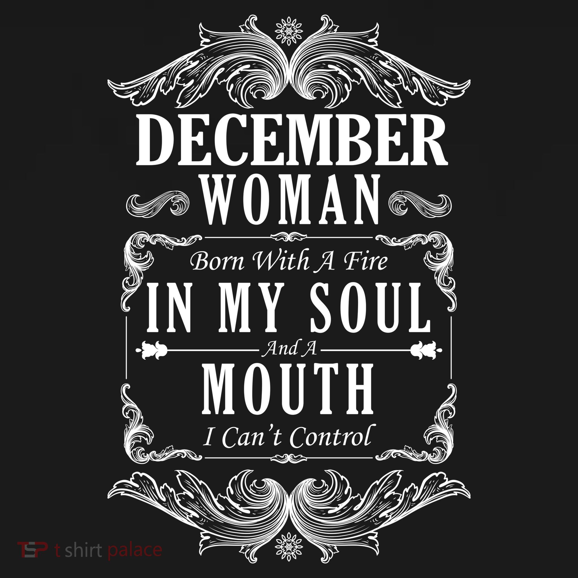 December Woman Funny Birthday Ornament