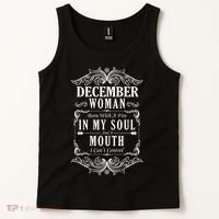 December Woman Funny Birthday Tank Top thumb 2