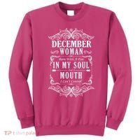 December Woman Funny Birthday Sweatshirt thumb 0