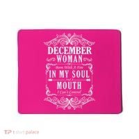 December Woman Funny Birthday Mousepad thumb 0