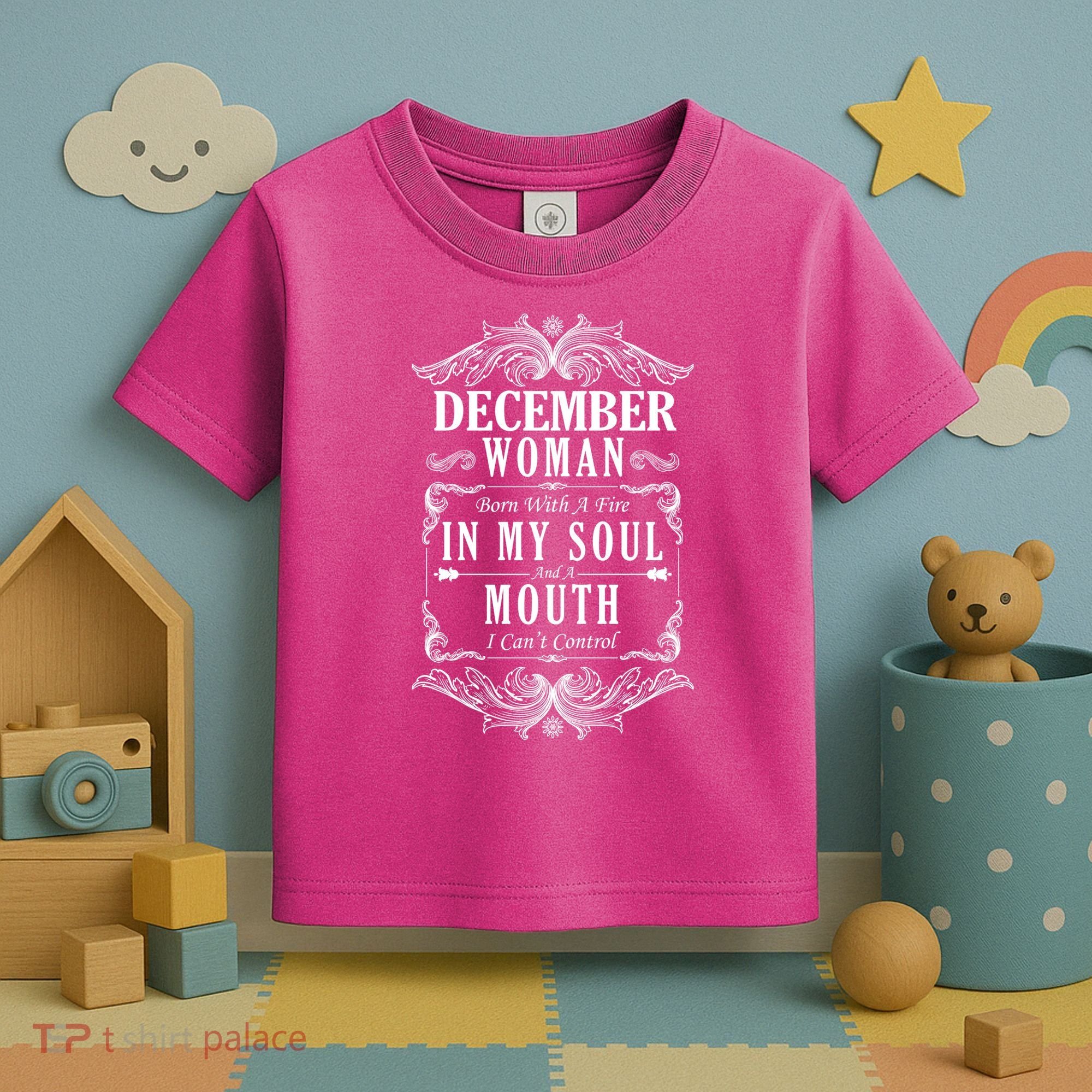 December Woman Funny Birthday Toddler T-Shirt