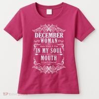 December Woman Funny Birthday Women's T-Shirt thumb 0