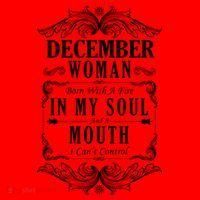 December Woman Funny Birthday Santa Hat thumb 1