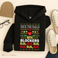Deck The Halls With Beta Blockers Olol Hoodie thumb 4
