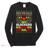 Deck The Halls With Beta Blockers Olol Long Sleeve Shirt thumb 0