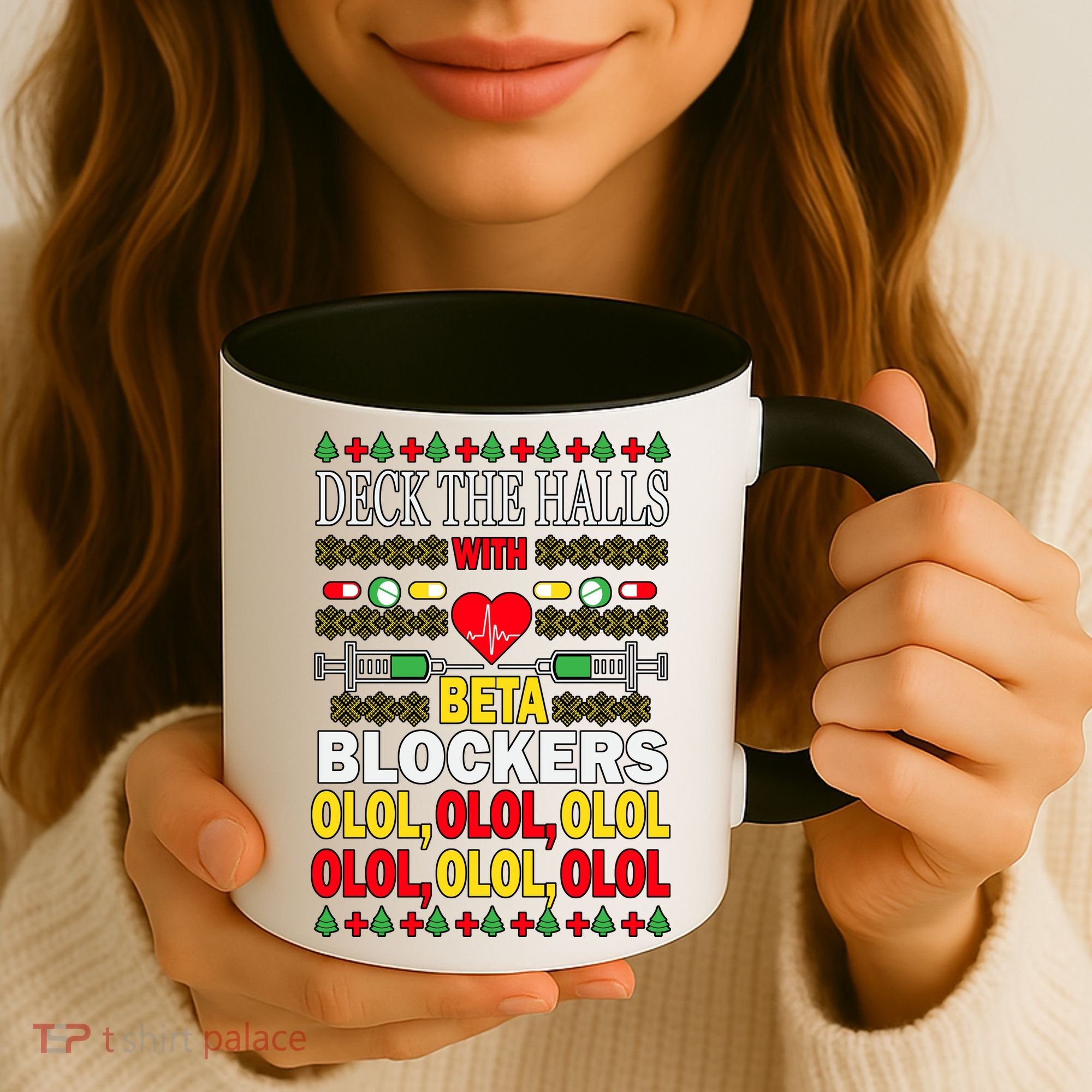 Deck The Halls With Beta Blockers Olol Coffee Mug