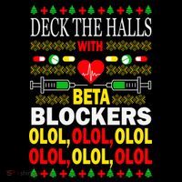 Deck The Halls With Beta Blockers Olol Pajama Set thumb 2