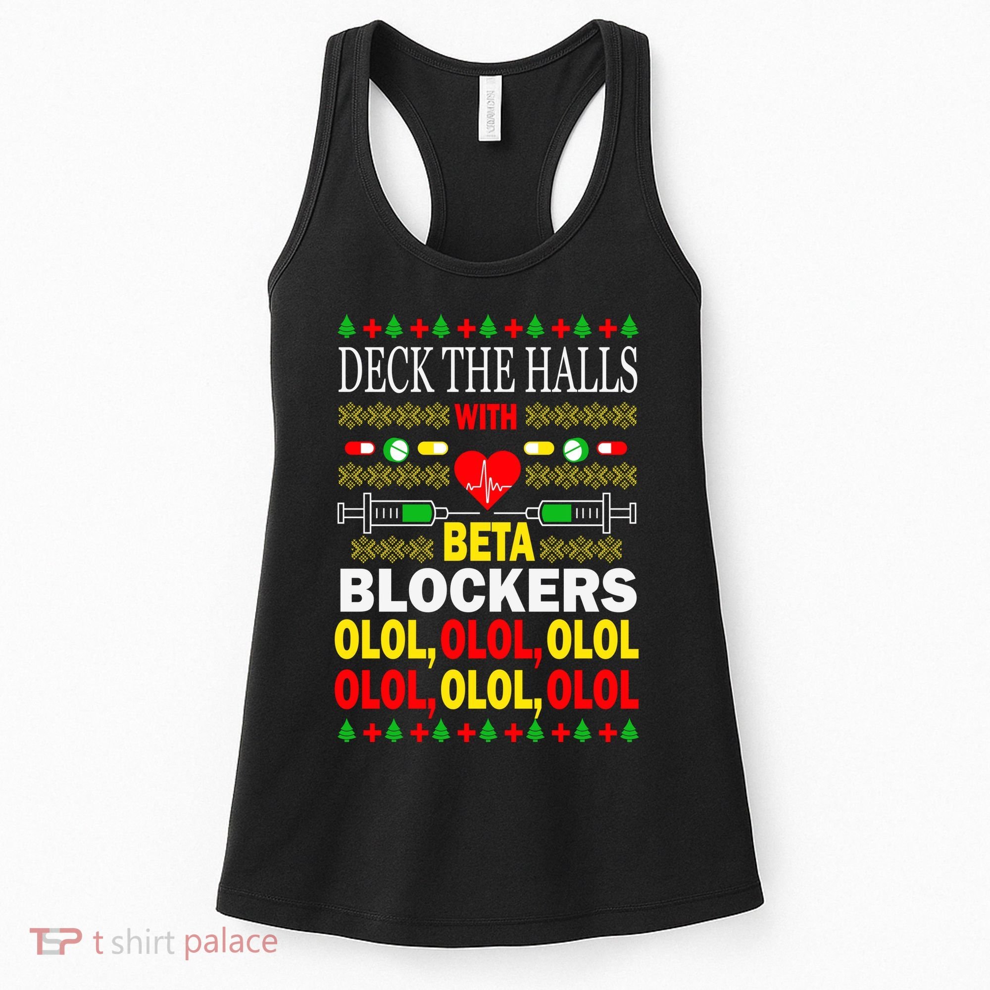 Deck The Halls With Beta Blockers Olol Women's Tank Top