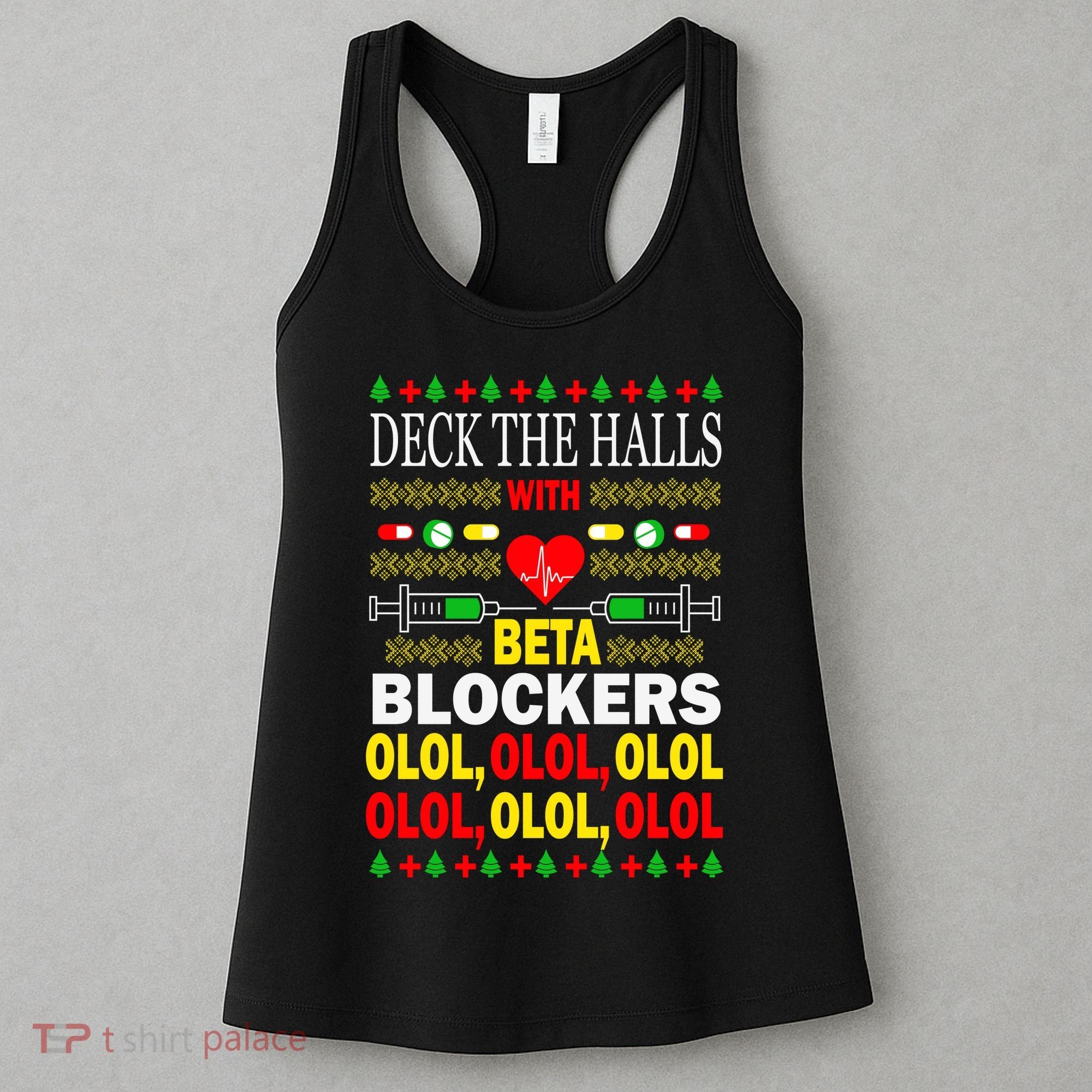 Deck The Halls With Beta Blockers Olol Women's Tank Top