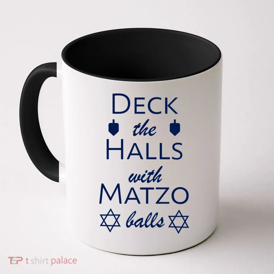 Deck The Halls With Matzo Balls Coffee Mug