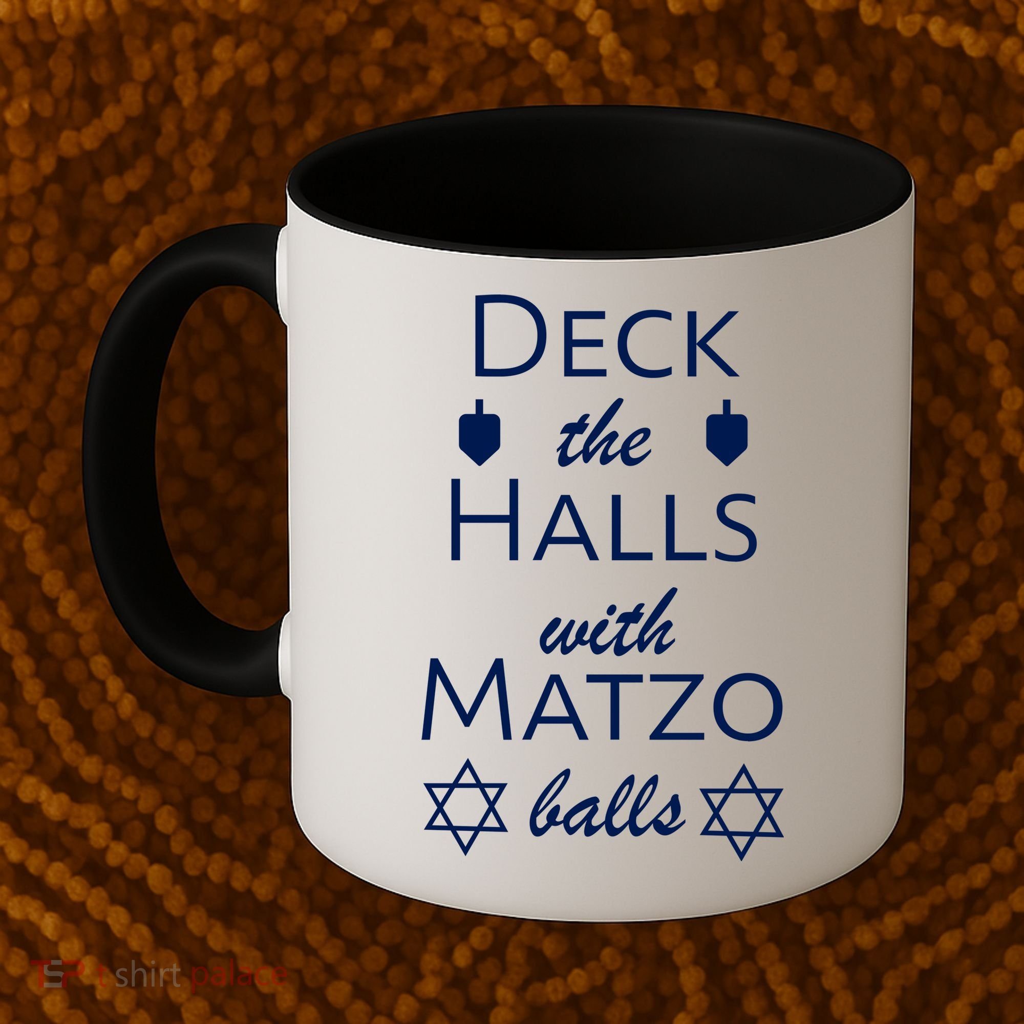 Deck The Halls With Matzo Balls Coffee Mug