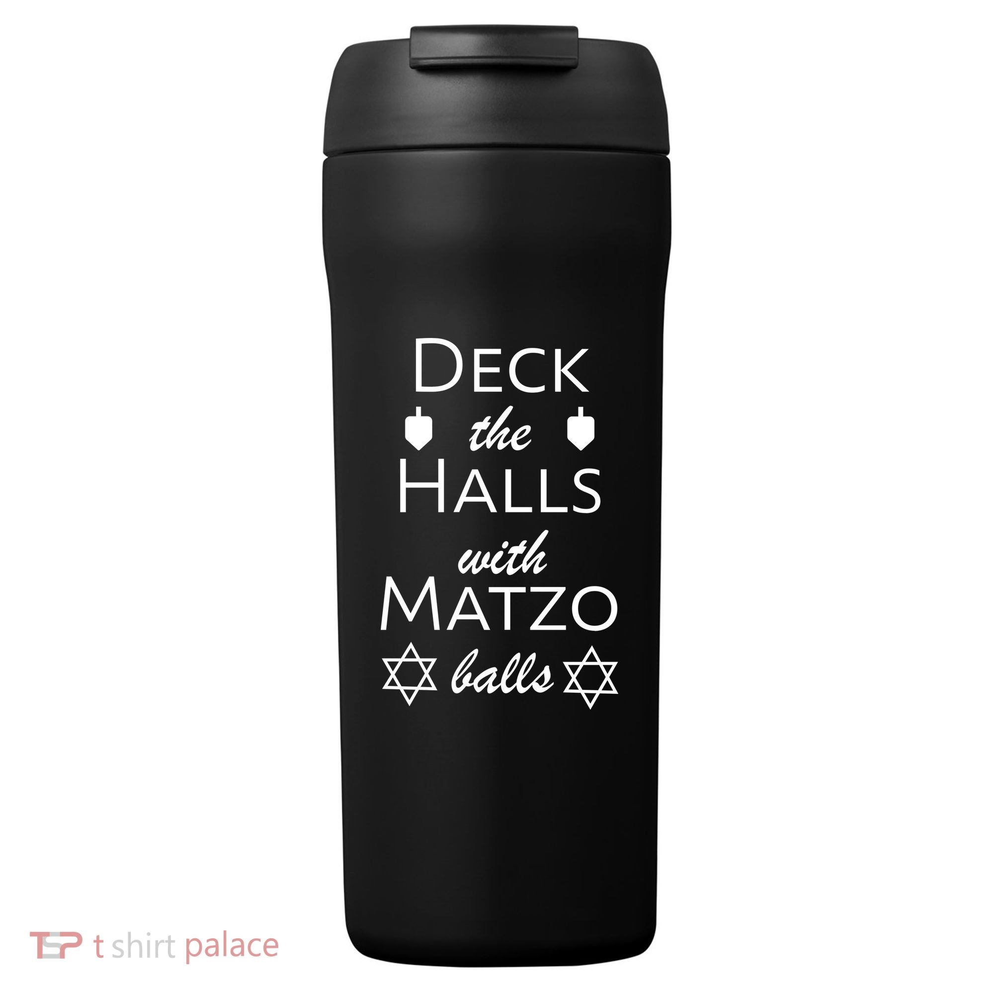 Deck The Halls With Matzo Balls 24oz Duet Stainless Steel Tumbler