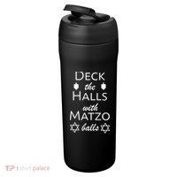 Deck The Halls With Matzo Balls 24oz Duet Stainless Steel Tumbler thumb 3