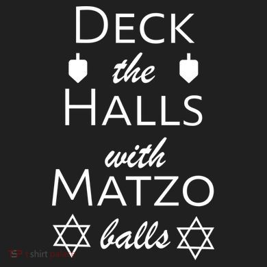 Deck The Halls With Matzo Balls 24oz Duet Stainless Steel Tumbler